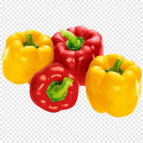 Red yellow capcicum(লাল-হলুদ ক্যাপসিকাম)